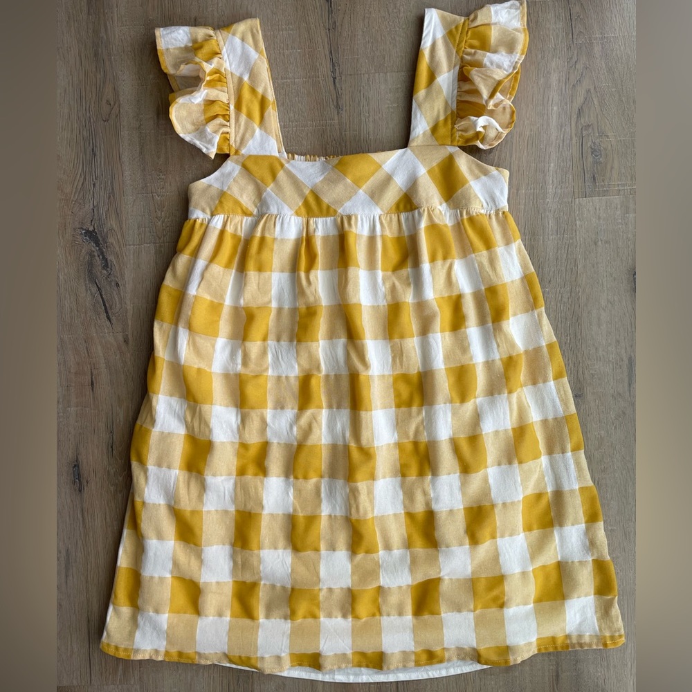 Entro Yellow & White Sun Dress